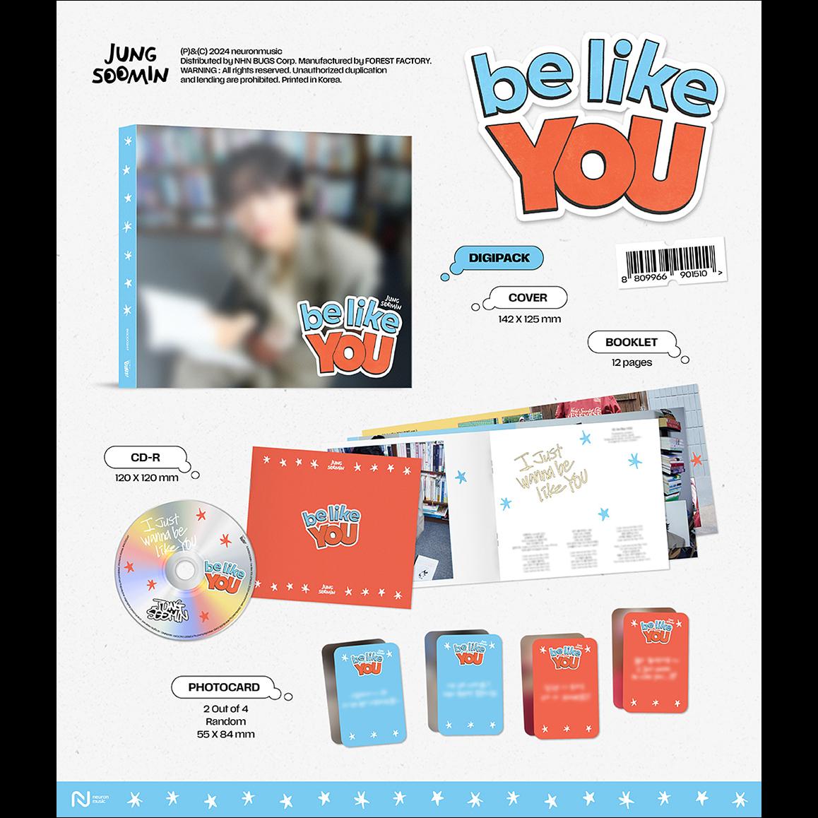 JUNG SOOMIN - DS : be like YOU Album
