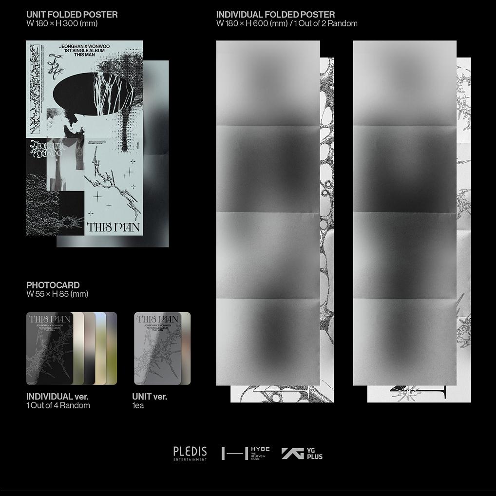 JUNGHAN X WONWOO(SEVENTEEN) - THIS MAN / 1st Single Album