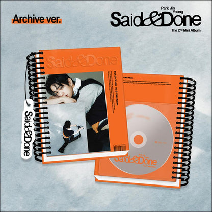 Park Jin Young (GOT7) [Said & Done] 2nd Mini Album (Archive ver.) + Free Gift