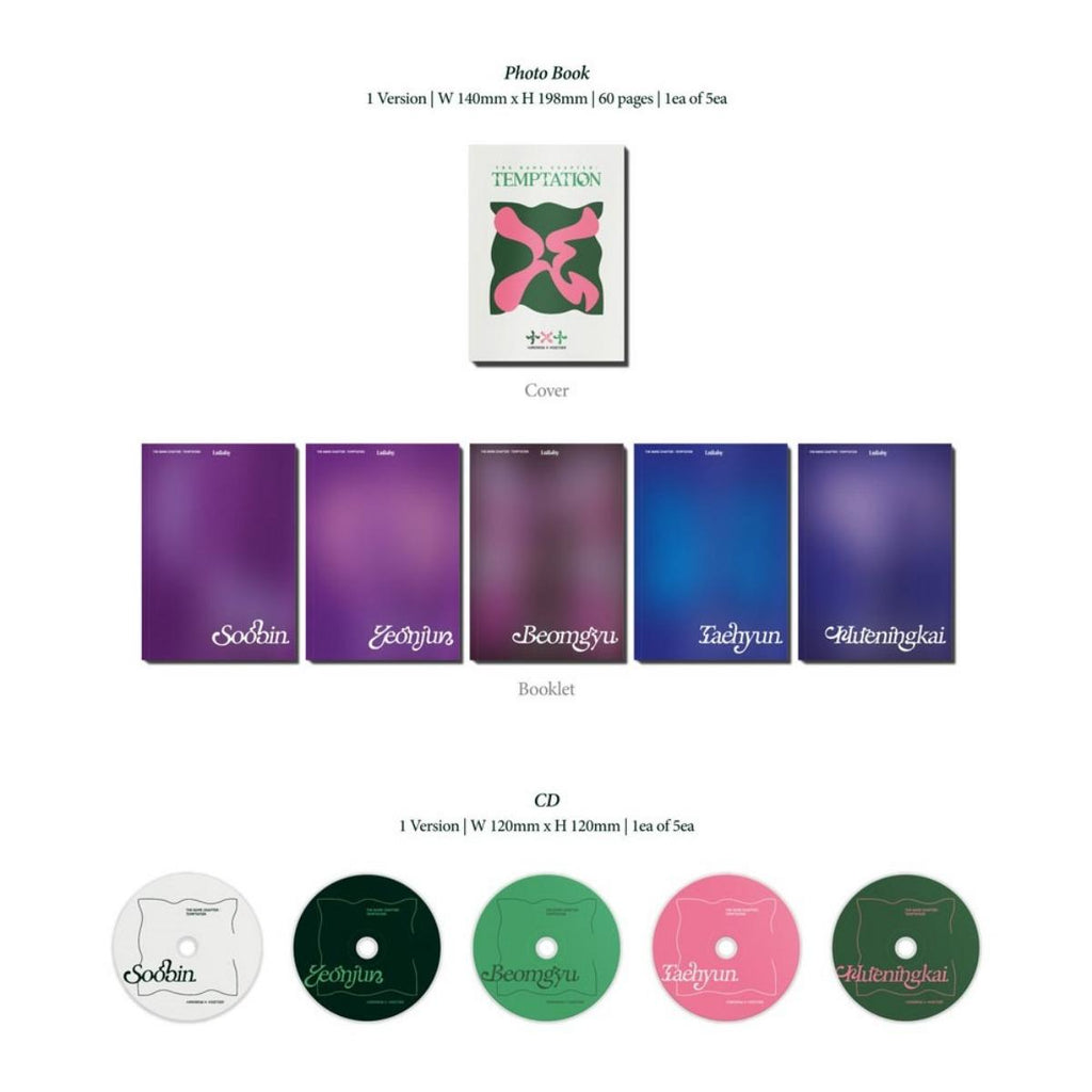TXT - THE NAME CHAPTER : TEMPTATION Lullaby Ver. Album