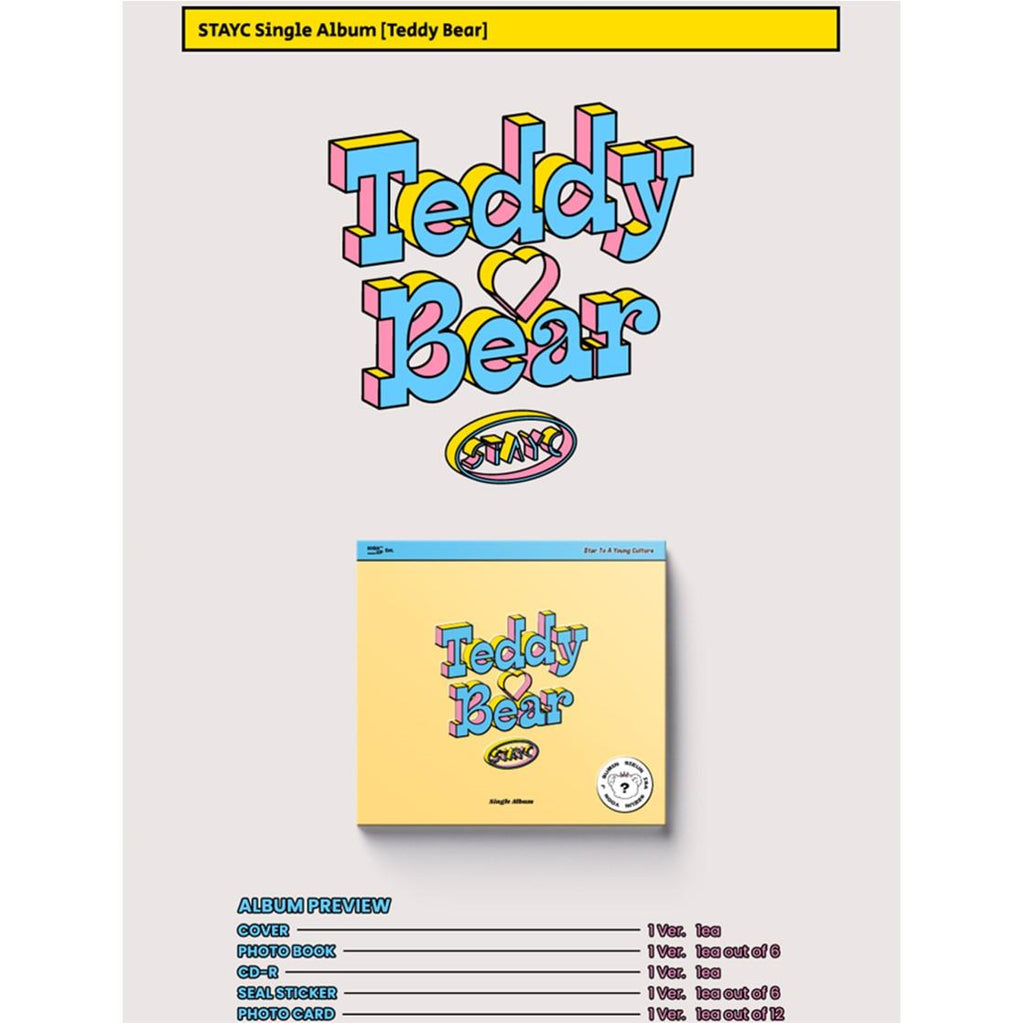 STAYC - Teddy Bear Album(Digipack Ver.)