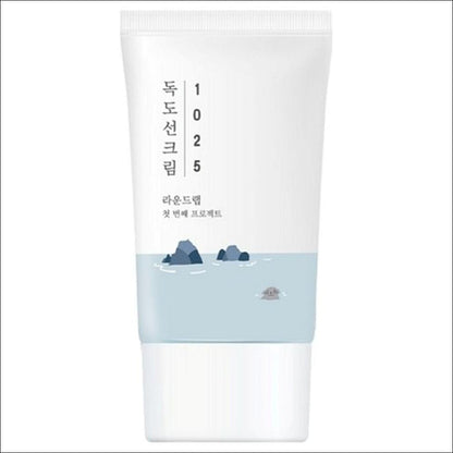 [Round Lab] 1025 Dokdo Sunscreen SPF50+ PA++++ (50ml) - Ultra-Hydrating & Gentle Sun Care, Lightweight Moisture Sunblock for Sensitive Skin, K-Beauty