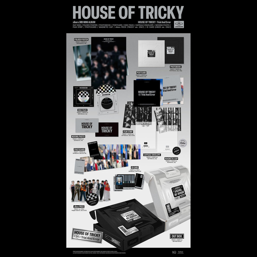 xikers [HOUSE OF TRICKY : Trial And Error] 3RD MINI ALBUM