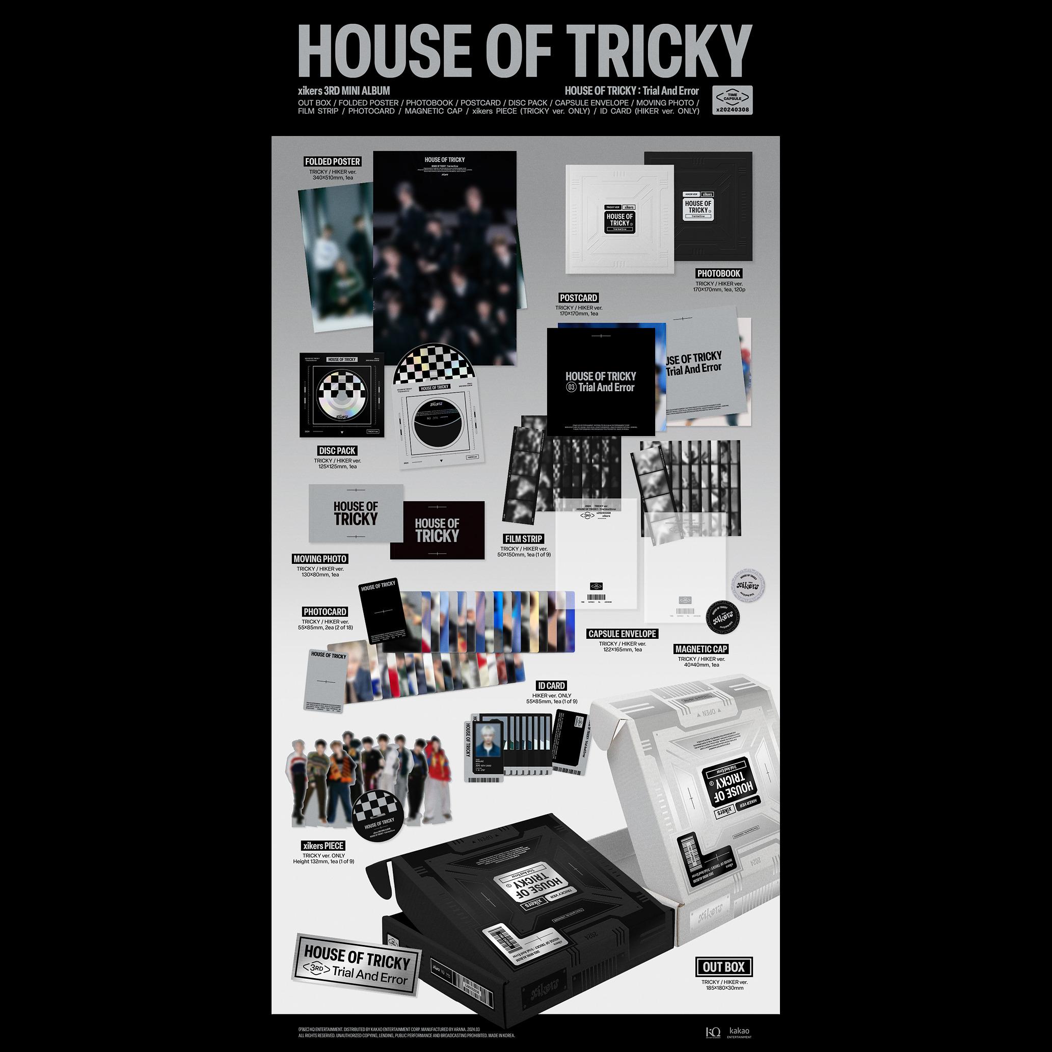 xikers [HOUSE OF TRICKY : Trial And Error] 3RD MINI ALBUM