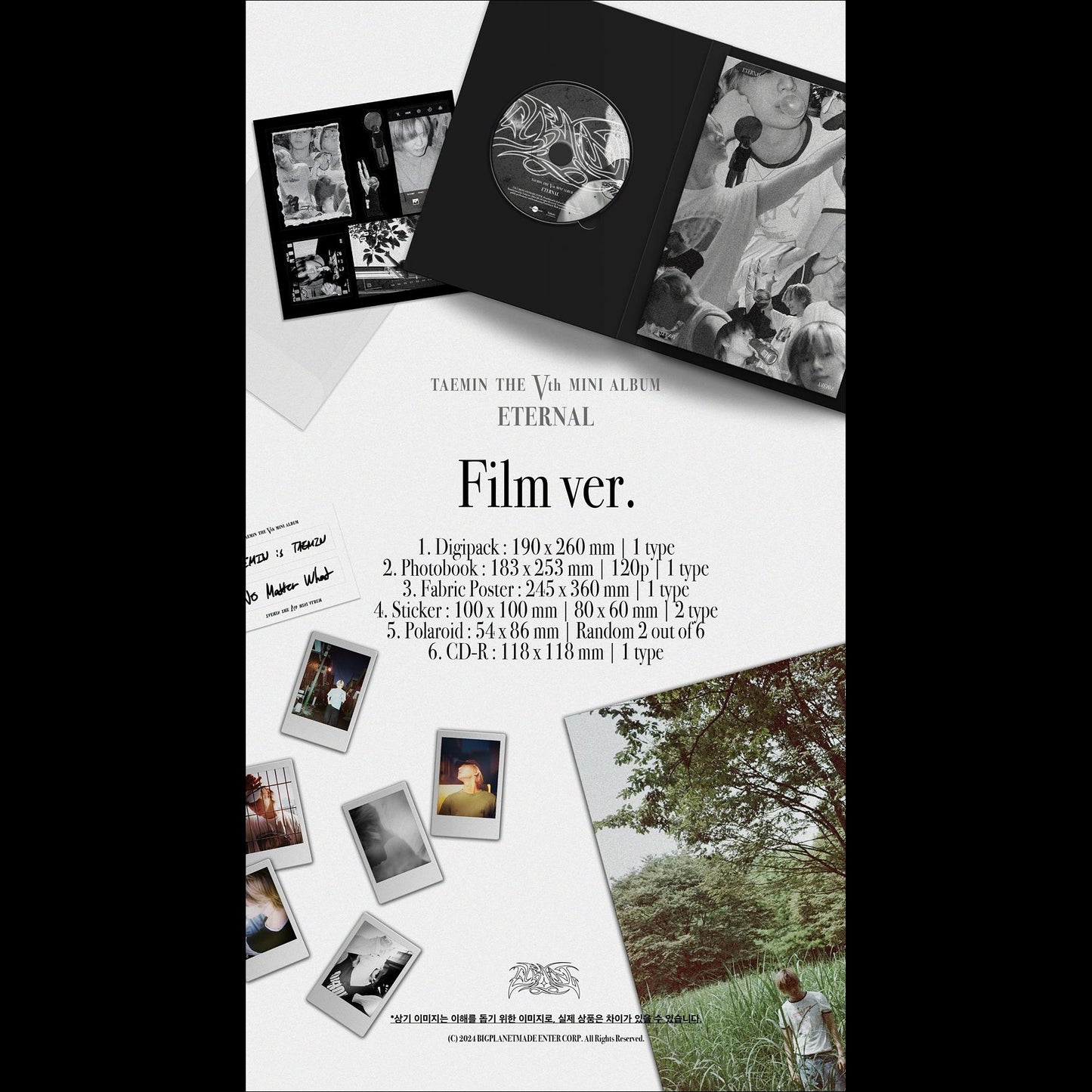 TAEMIN (SHINee) - ETERNAL Film ver. / 5th Mini Album