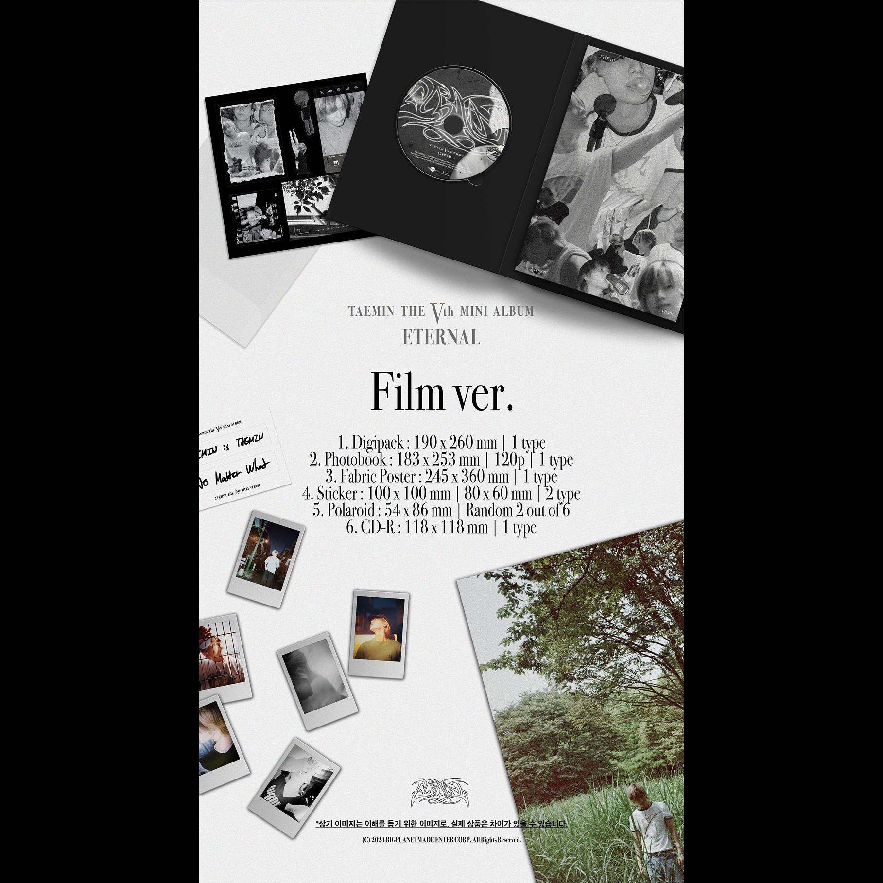TAEMIN(SHINEE) - ETERNAL Film ver. / 5th Mini Album