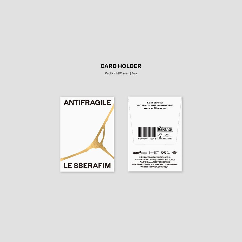 LE SSERAFIM - ANTIFRAGILE Weverse Albums Ver.
