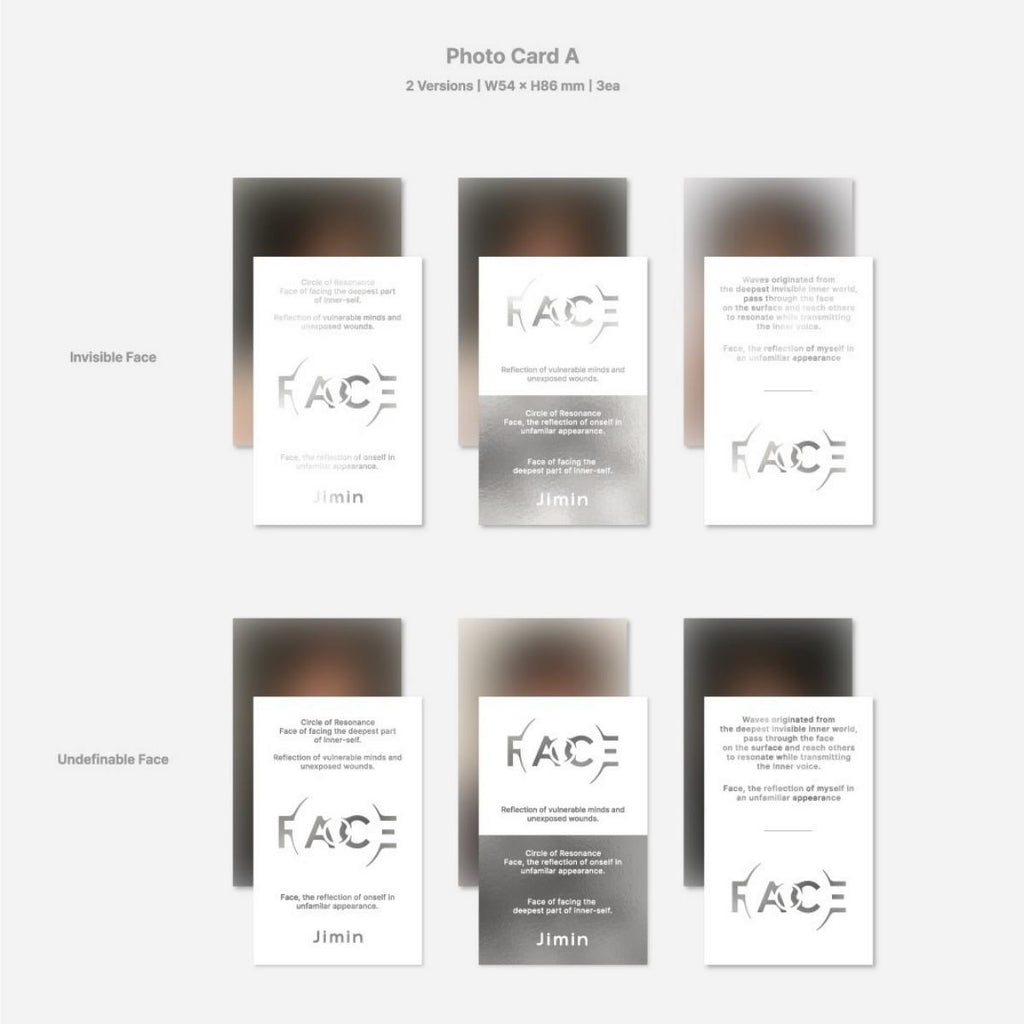 [Album Only/No POB] JIMIN(BTS) FACE Album