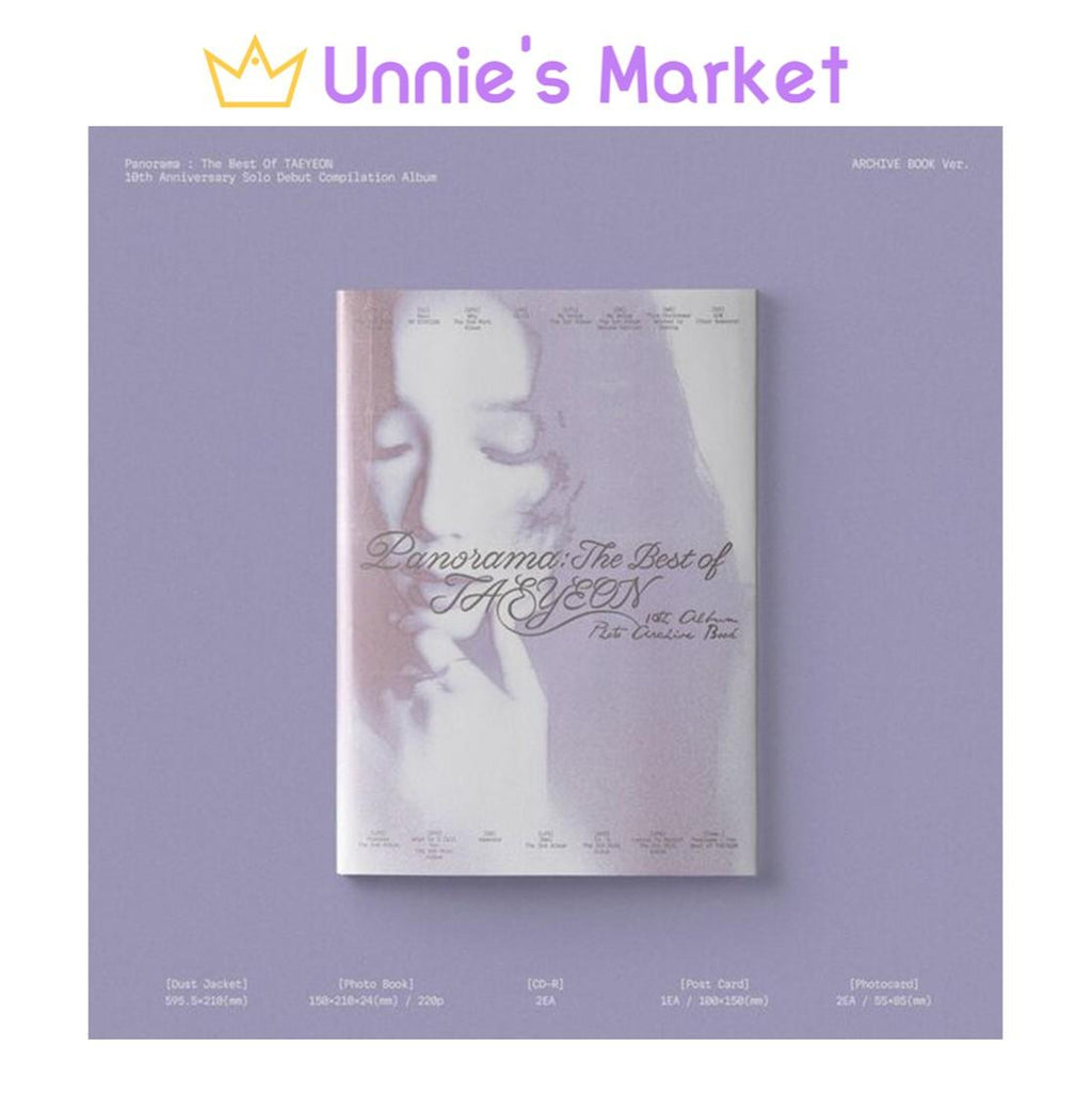 TAEYEON (SNSD) [Panorama : The Best of TAEYEON] Archive Book Ver. + Free Gift