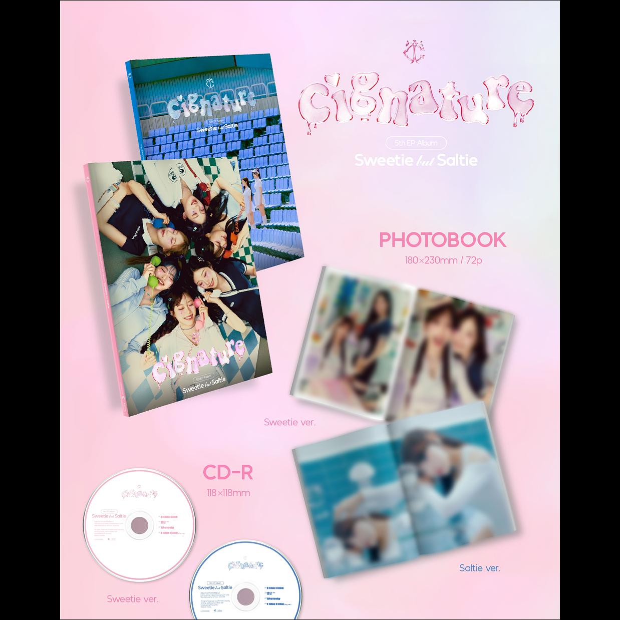 cignature - Sweetie but Saltie (Sweetie ver. / Saltie ver.) / 5th EP Album