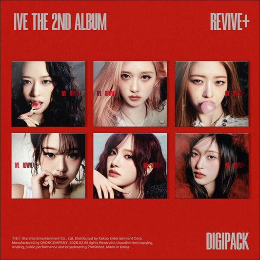(Digipack Ver.) IVE [REVIVE+] The 2nd Album + Free Gift