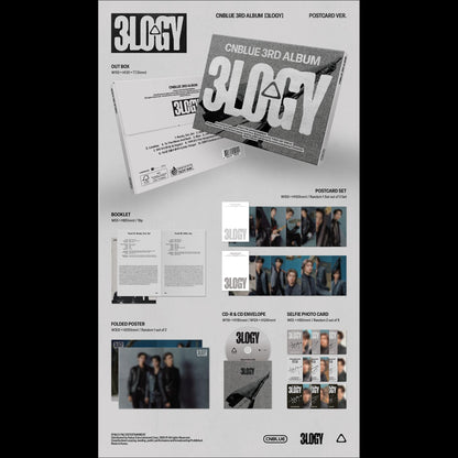 CNBLUE [3LOGY] POSTCARD VER (CD) / 3rd Album + Free Gift