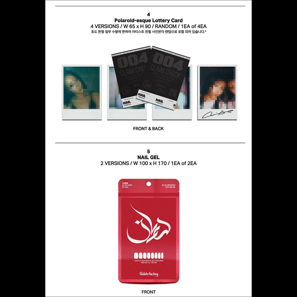 Yves - NAIL [Limited Edition ver.] : MD Album + Free Gift