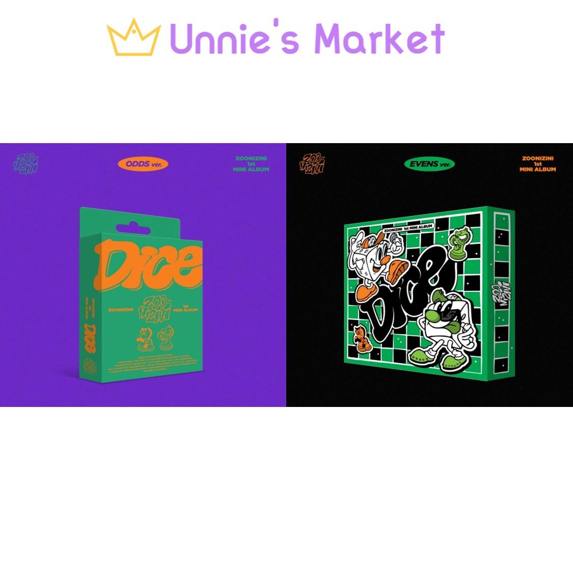 ZOONIZINI (ASTRO) - DICE (ODDS ver. / EVENS ver.) META 1st Mini Album