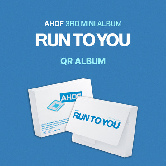 AHOF [RUN TO YOU] QR Album Ver. / 3rd Mini Album + Free Gift