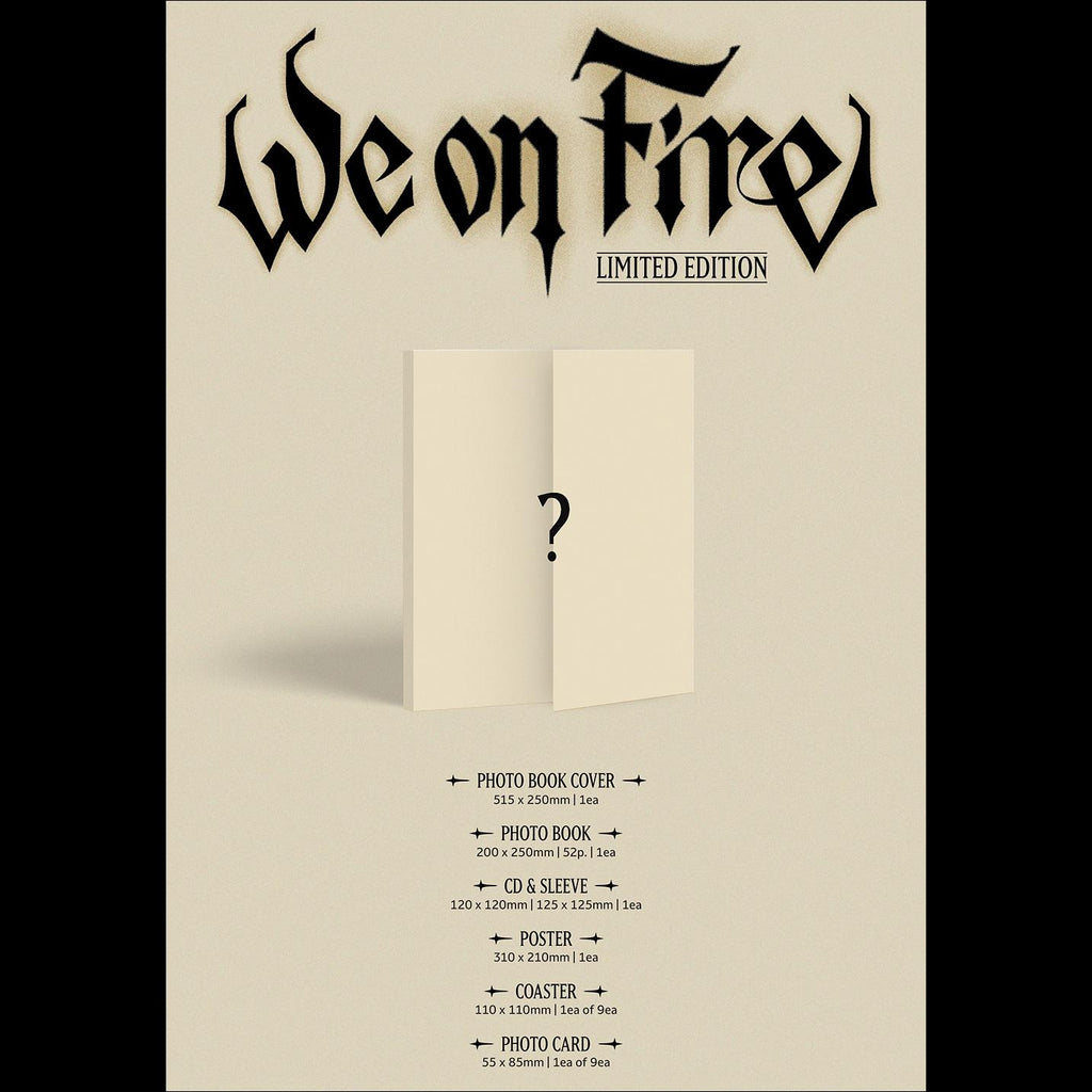 &TEAM [We on Fire] LIMITED EDITION / 3rd EP Album + Free Gift