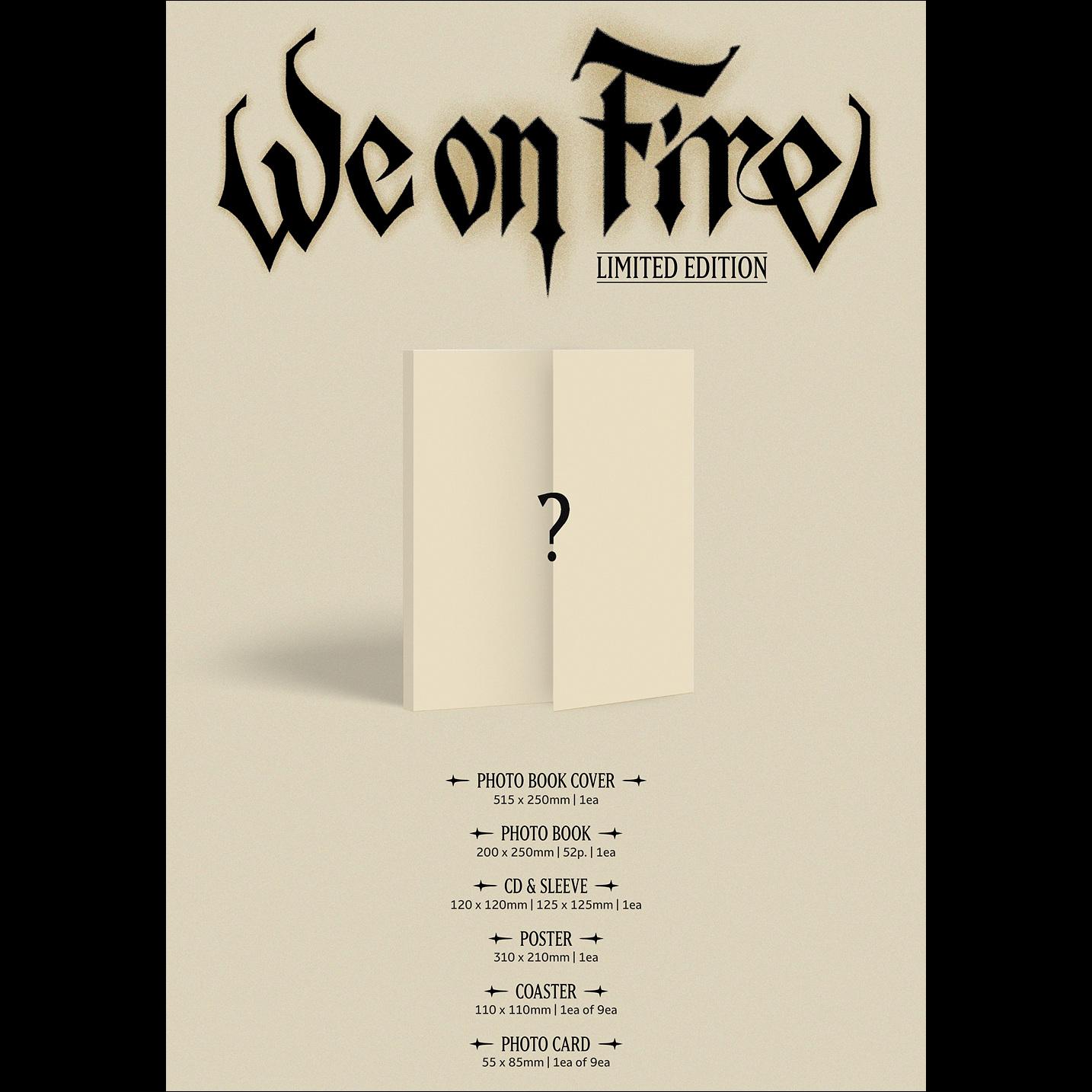 &TEAM [We on Fire] LIMITED EDITION / 3rd EP Album + Free Gift