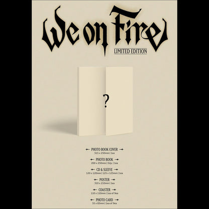 &TEAM [We on Fire] LIMITED EDITION / 3rd EP Album + Free Gift