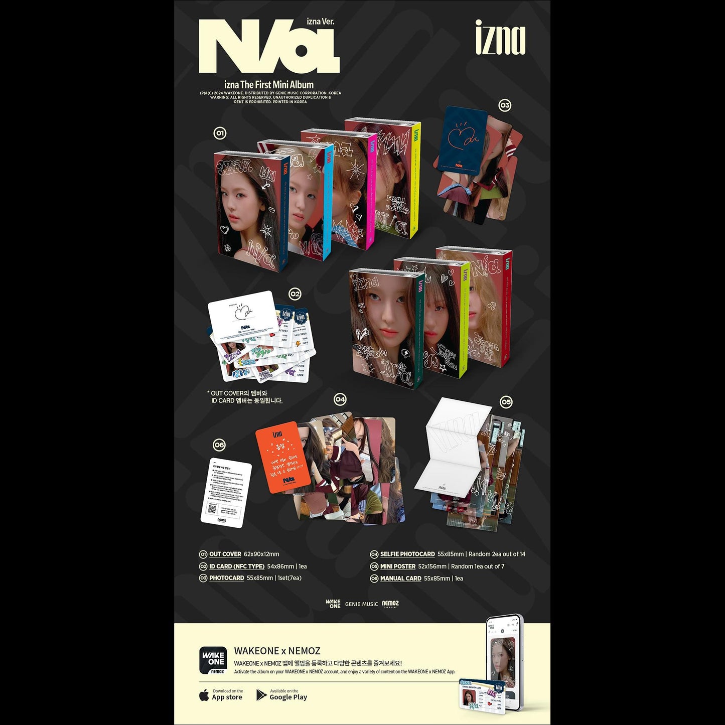 izna - Na [izna Ver.] The First Mini Album
