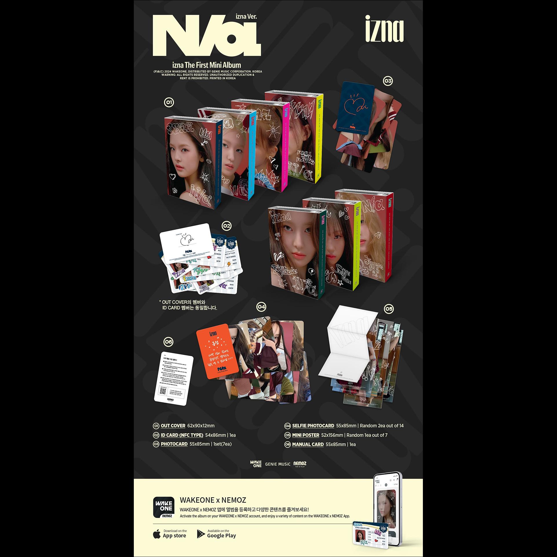 izna - Na [izna Ver.] The First Mini Album