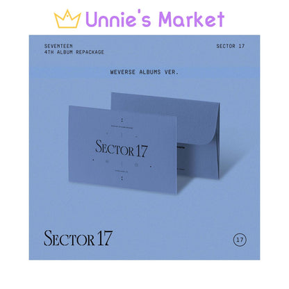 SEVENTEEN - SECTOR 17 Weverse Albums ver. (RANDOM)