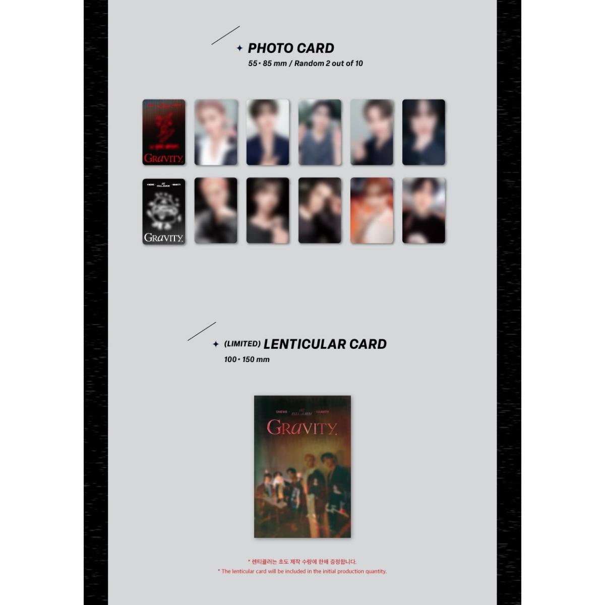 ONEWE GRAVITY 1st English Full Album