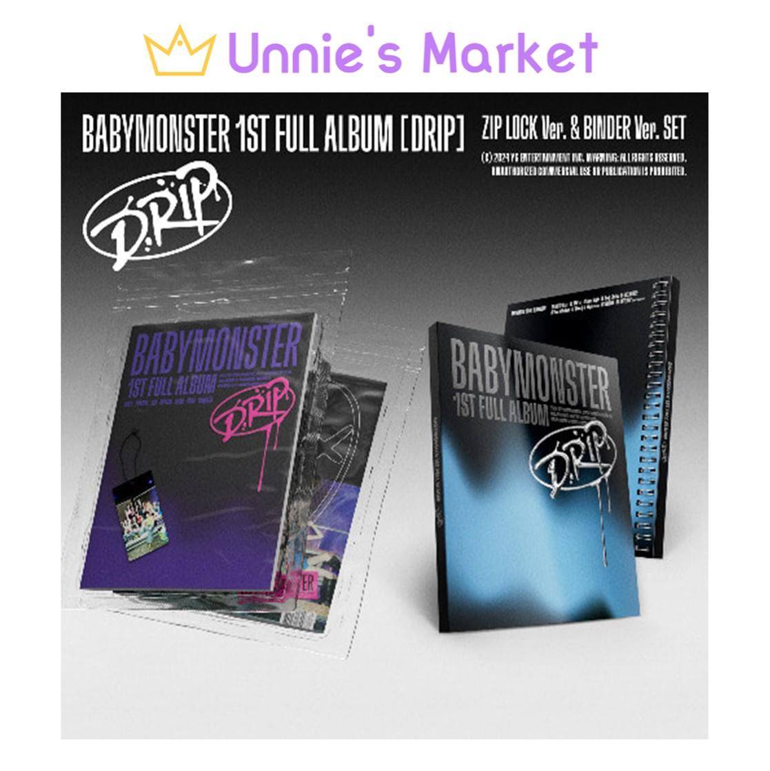 BABYMONSTER - DRIP Zip Lock Ver. / Binder Ver. + Free Gift