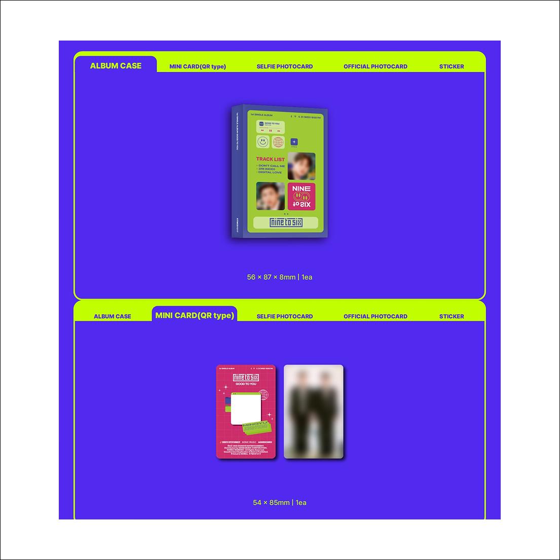 NINE to SIX [GOOD TO YOU] Platform Album 1st Single