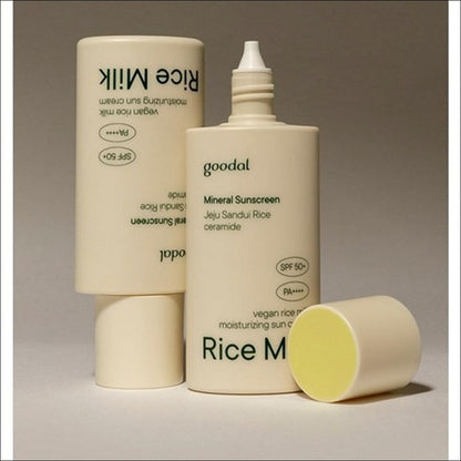 [Goodal] Vegan Rice Milk Moisturizing Sun Cream SPF50+ PA++++ - Gentle Hydration & Strong UV Protection, 50ml | Olive's K-beauty
