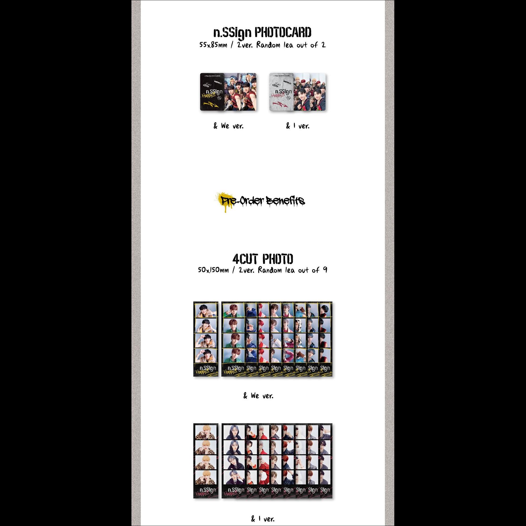 n.SSign 2nd MINI ALBUM 'Happy &' (& WE / & I ver.)