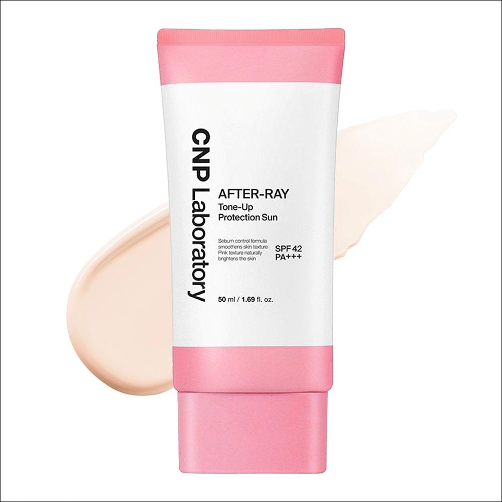 [CNP Laboratory] After Ray Tone-up Protection Sun 50ml - SPF42 PA+++, Pinkish Makeup Base & Sunscreen, Sebum Control, K-Beauty