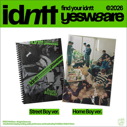 idntt - yesw8are (yesweare) Mini Album + Free Gift