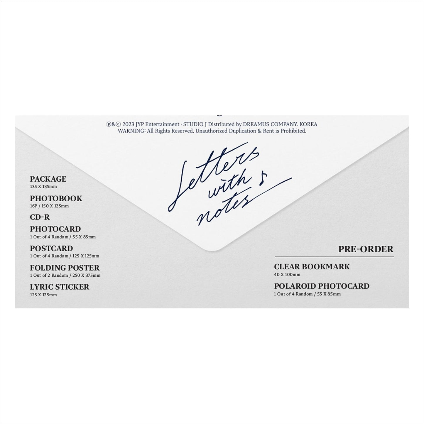 Young K (DAY6) - Letters with notes Digipack Ver.