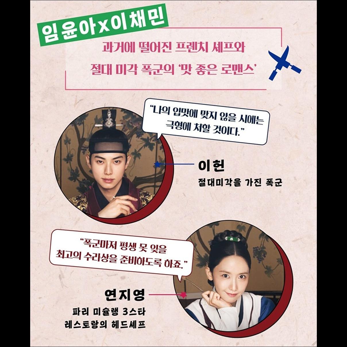 Bon Appétit, Your Majesty K-drama Script Book (YOONA, Lee Chae-min)