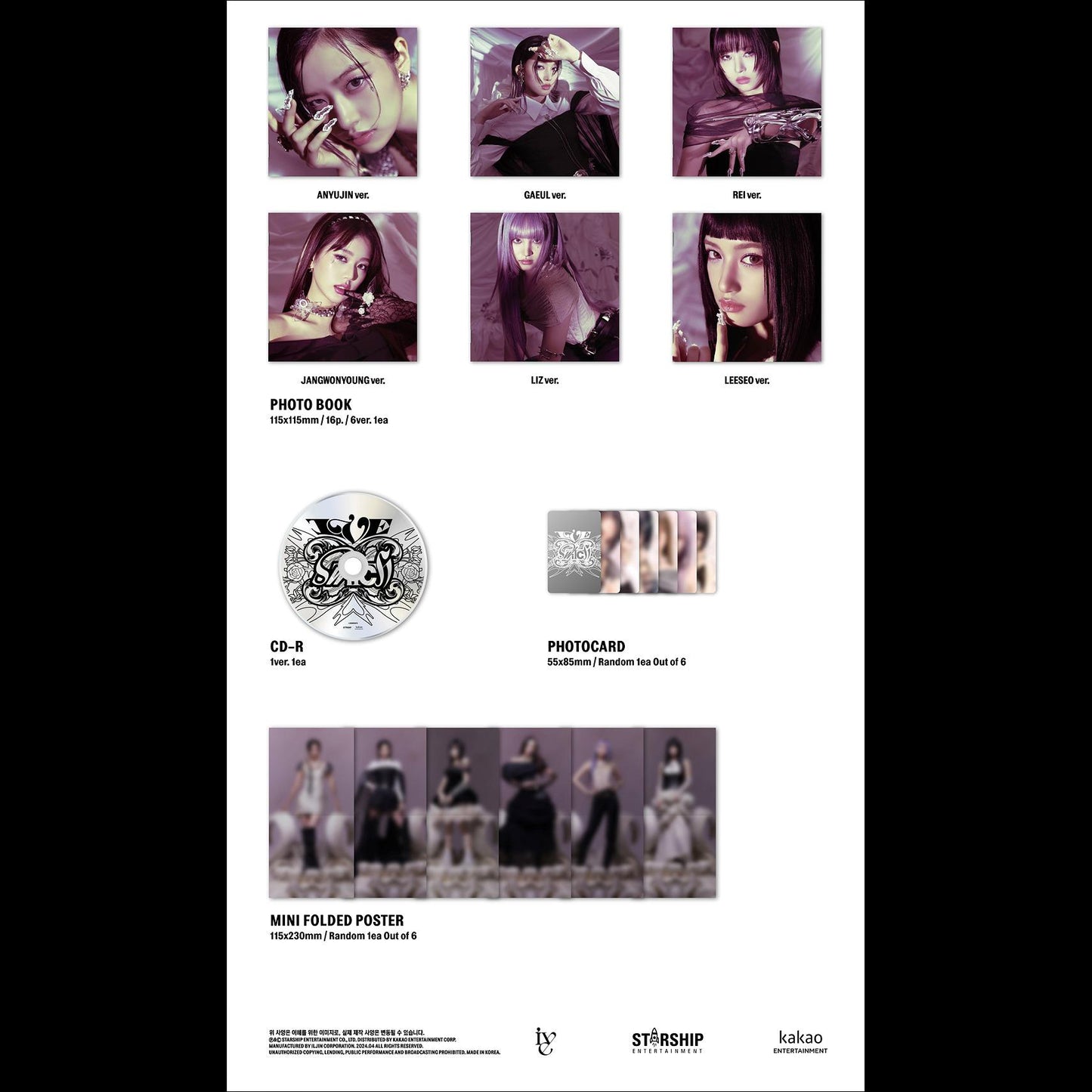 IVE [IVE SWITCH] Digipack Limited Edition