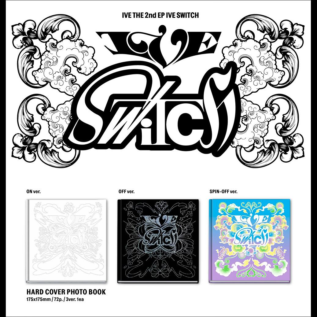 IVE [IVE SWITCH] 2nd Mini Album(ON ver. / OFF ver. / SPIN-OFF ver. / LOVED IVE ver.)