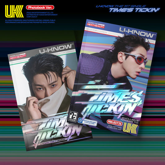 U-KNOW [Times Tickin] Photobook Ver. / The 1st Single Album + Free Gift