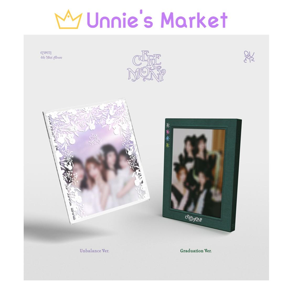 QWER [CEREMONY] (Unbalance Ver. / Graduation Ver.) / 4th Mini Album + Free Gift