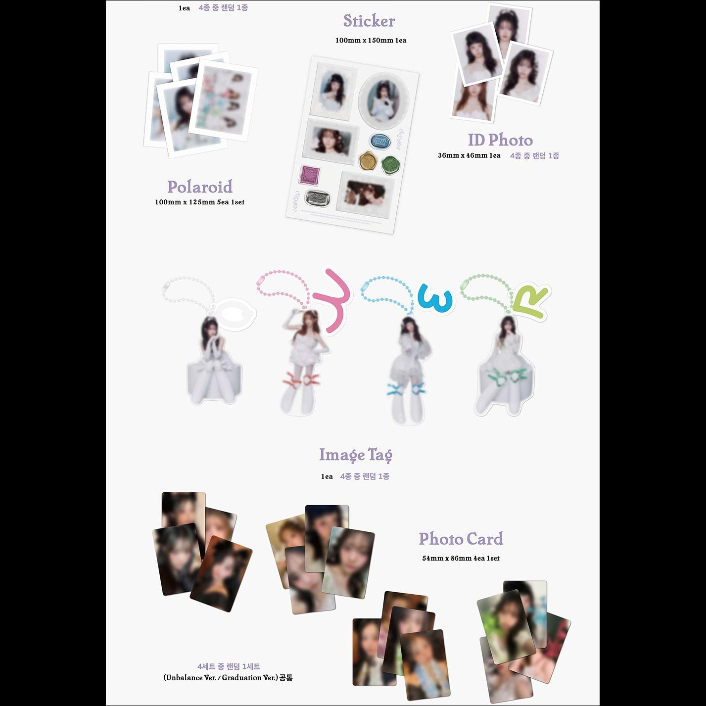 QWER [CEREMONY] (Unbalance Ver. / Graduation Ver.) / 4th Mini Ablum + Free Gift