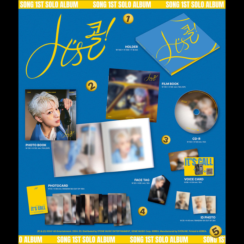 Song Yunhyeong (iKON) It's call! 1st Solo Album