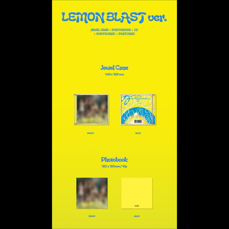 Kep1er [DOUBLAST] Jewel Ver. Album(LEM0N BLAST ver./B1UE BLAST ver.)