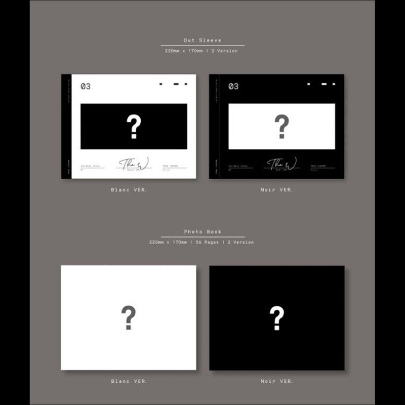 PARK JIHOON - THE W 3rd Mini Album
