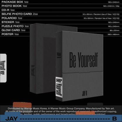 JAY B [Be Yourself] GOT7 JAY B Album (Random)