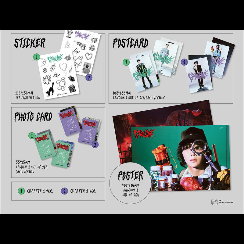 KEY (SHINee) [Gasoline] Booklet ver. 2nd Album