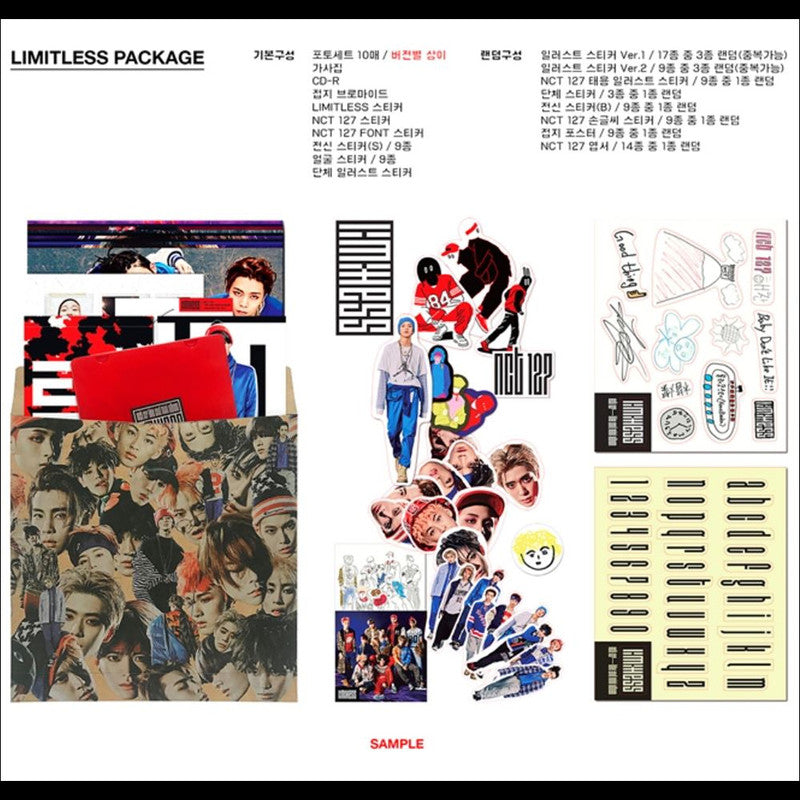 NCT 127 2nd Mini Album[NCT#127 LIMITLESS](Random)