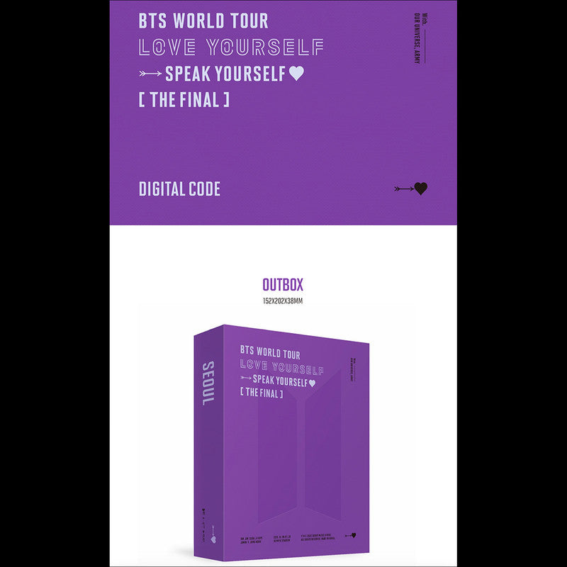 [Digital Code] BTS WORLD TOUR 'LOVE YOURSELF : SPEAK YOURSELF' : THE FINAL