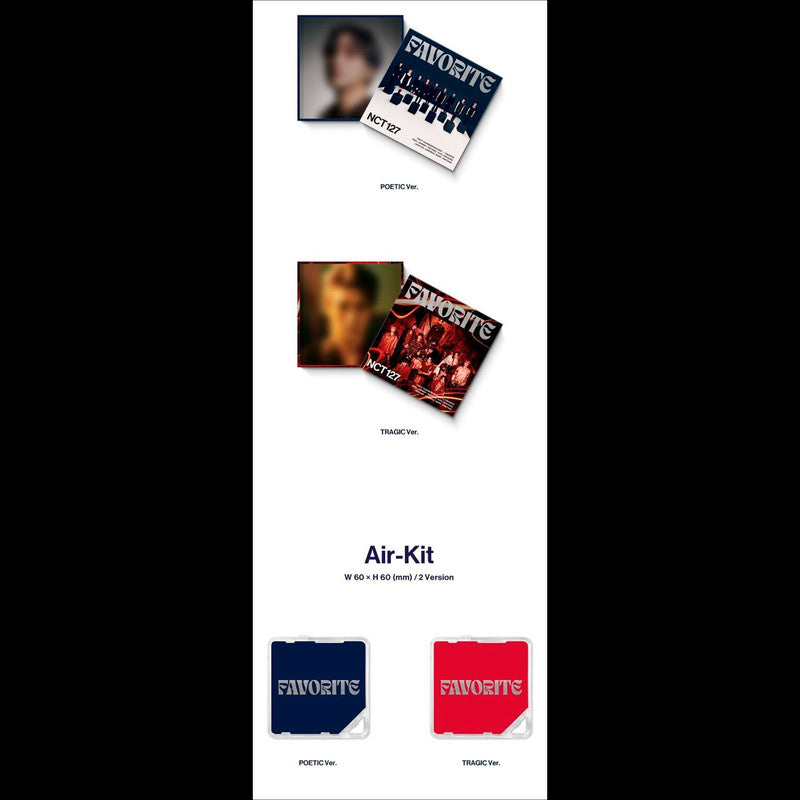 NCT 127 [Favorite] 3rd Repackage Album Kit Ver. (Random)