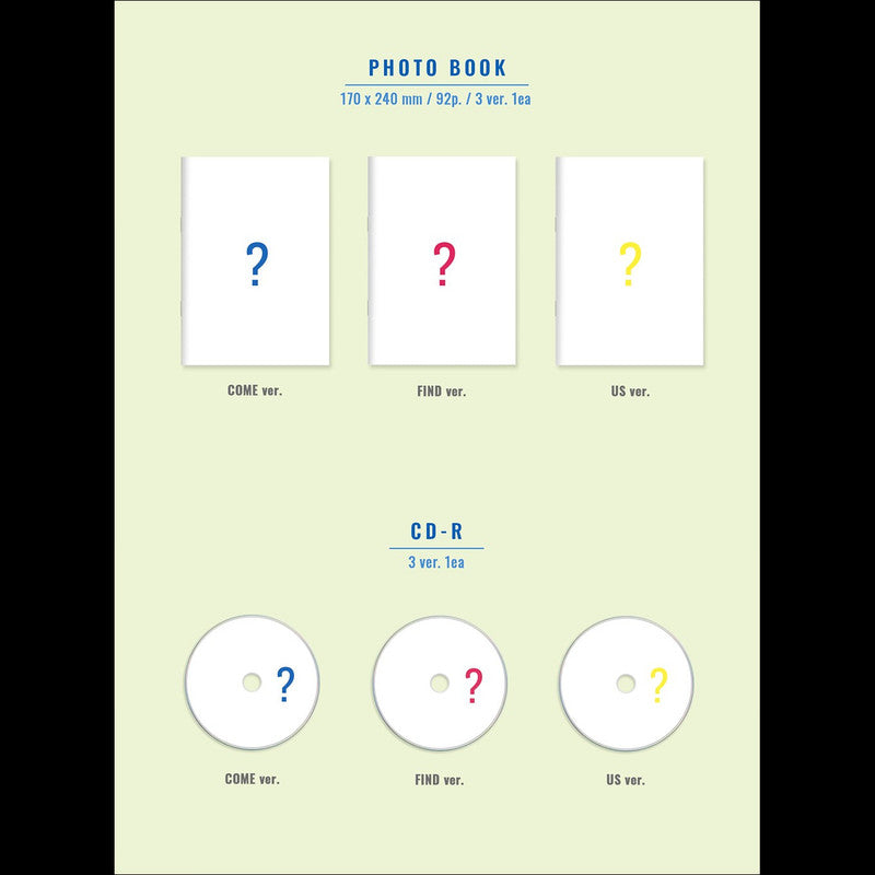 CRAVITY Album [NEW WAVE] (COME ver. / Find ver. / Us ver.)