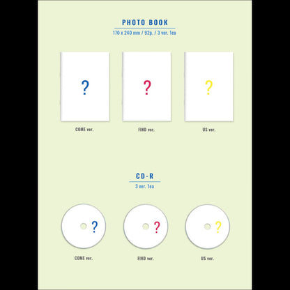 CRAVITY Album [NEW WAVE] (COME ver. / Find ver. / Us ver.)
