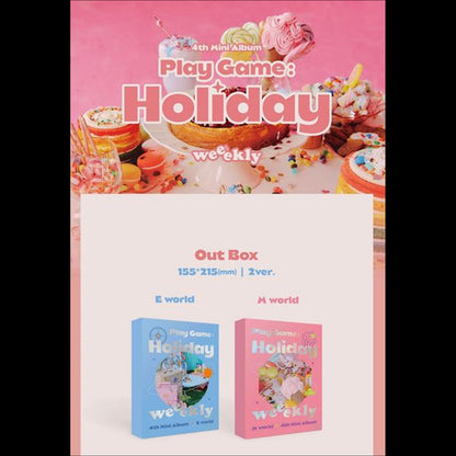 Weeekly 4th Mini Album [Play Game : Holiday]